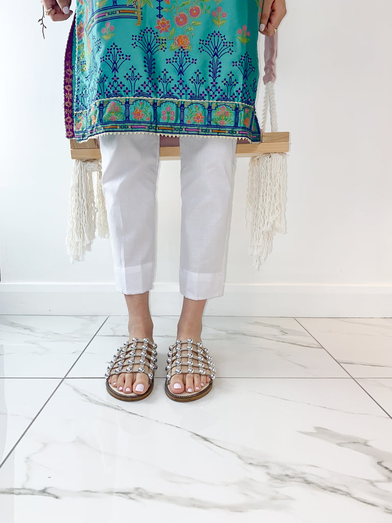 Buy Georgette Pakistani Trouser Suit in Sky Blue Color Online - SALV4814 |  Appelle Fashion